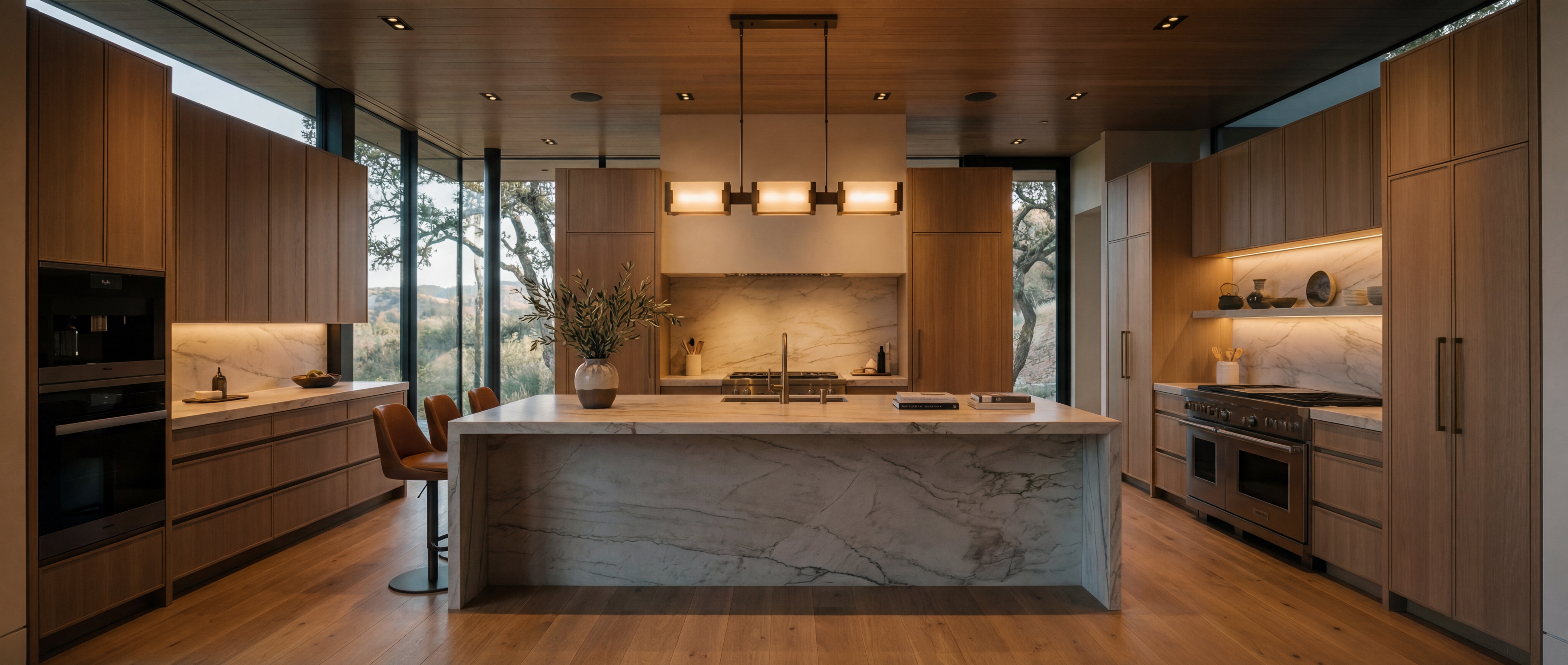 Luxury kitchen remodeling by Popescu Construction