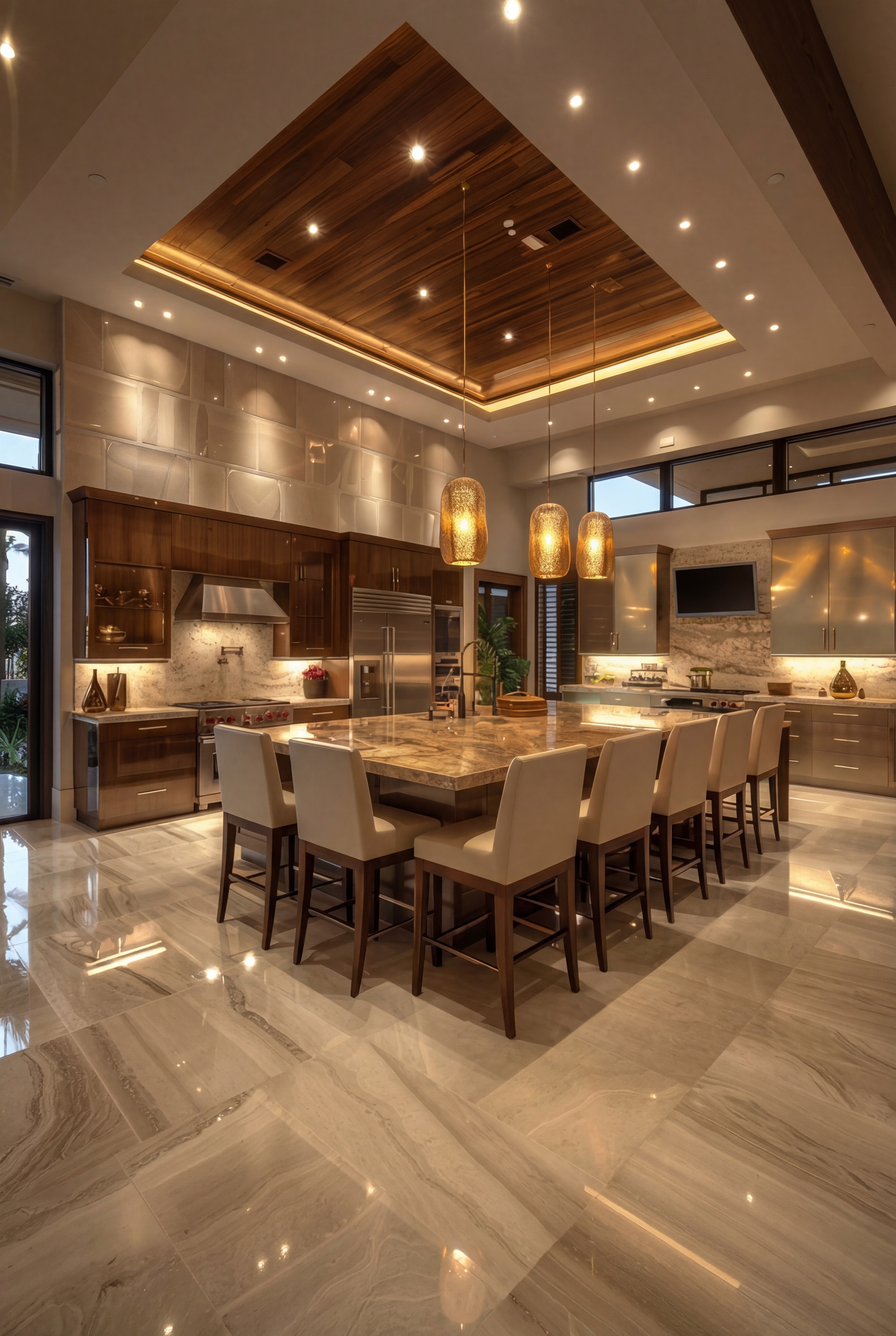 Orinda Estate luxury kitchen by Popescu Construction
